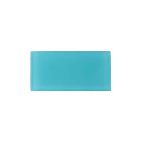 Apollo Tile 3X6 Frosted Aquamarine Subway Glass Tile 5 Sq.Ft., 40PK APLA99041M36EC108